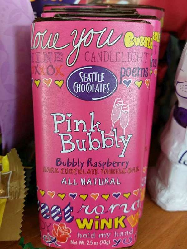 Pink Bubbly Schokoladendrink